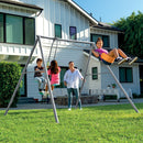 Intex Altalena Swing Set Grigia, Seggiolino e Dondolo, 249x249x203 cm