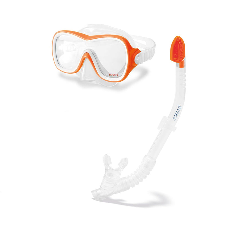 Intex Set Maschera, Boccaglio e Pinne Wave Rider