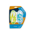 Intex Maschere Nuoto Kids, 2 pezzi, Lenti in Policarbonato, Silicone, Multicolore, 3-8 anni