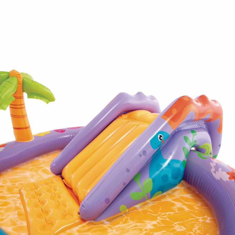 Intex Piscina Gonfiabile Play Center Dino Park, 201x157x69 cm, 2+ Anni