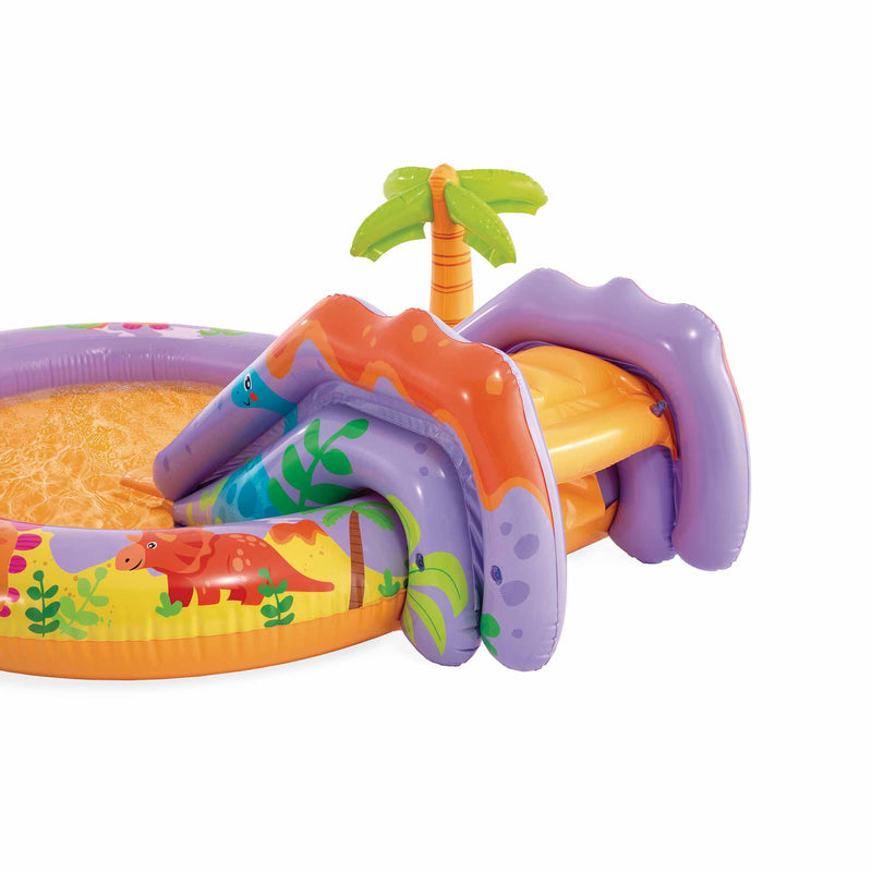 Intex Piscina Gonfiabile Play Center Dino Park, 201x157x69 cm, 2+ Anni