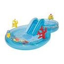 Intex Play Center Under The Sea Piscina Gonfiabile, con Palline, PVC, Multicolore, 310x193x71 cm