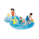 Intex Play Center Under The Sea Piscina Gonfiabile, con Palline, PVC, Multicolore, 310x193x71 cm