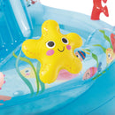 Intex Play Center Under The Sea Piscina Gonfiabile, con Palline, PVC, Multicolore, 310x193x71 cm