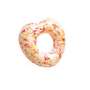 Intex Ciambella Mare Gonfiabile Donut Cuore con Zuccherini, PVC, Multicolore, 94x89x25 cm