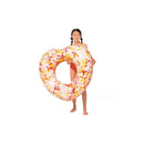 Intex Ciambella Mare Gonfiabile Donut Cuore con Zuccherini, PVC, Multicolore, 94x89x25 cm