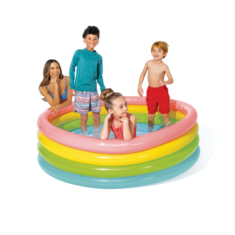 Intex Piscina Sunset Glow, Quattro Anelli, 168x46 cm