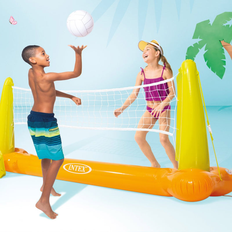 Intex Set Rete Volley Gonfiabile, 239x64x91 cm