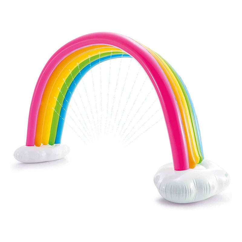 Intex Arcobaleno Gonfiabile con Spruzzo, 300x109x180 cm