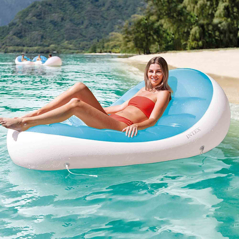 Intex Poltrona Gonfiabile Mare Lounge Fiore, 193x124 cm