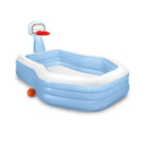 Intex Piscina Gonfiabile Family Basket, 257x188x135 cm