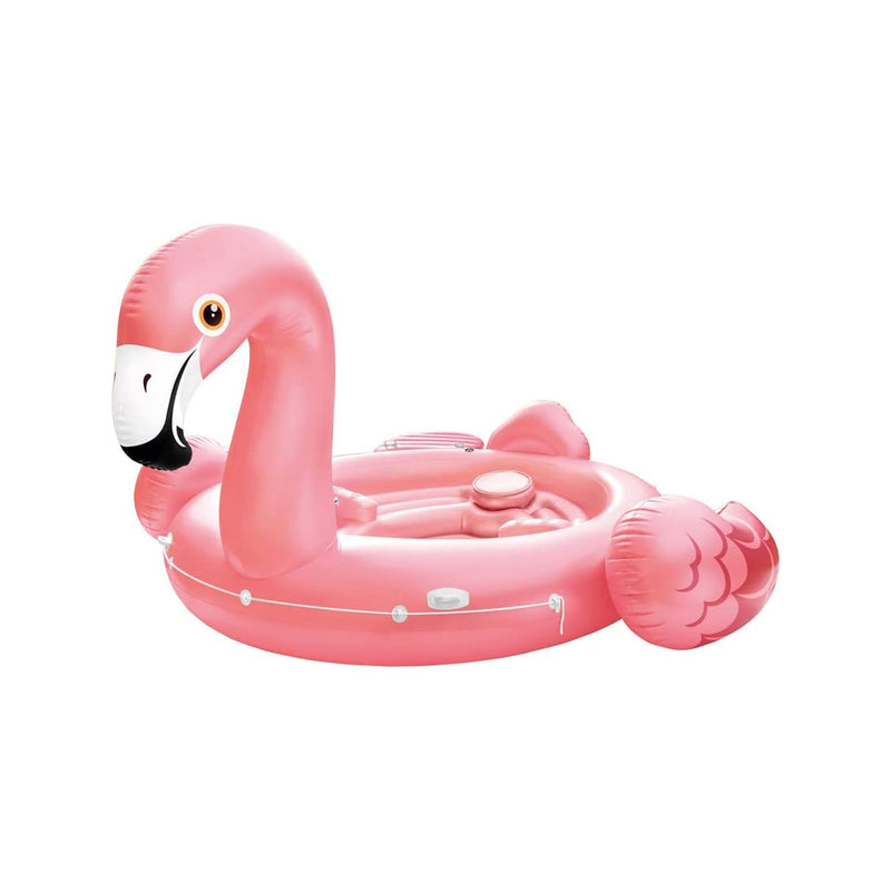 Intex Materassino Mare Isola Party Fenicottero, 422x375x185 cm