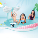 Intex Piscina Gonfiabile Balena con Spruzzo, 201x196x91 cm