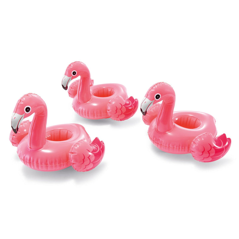 Intex Porta Bicchieri Fenicottero, 3 pezzi, 25x20 cm