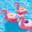 Intex Porta Bicchieri Fenicottero, 3 pezzi, 25x20 cm