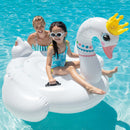 Intex Cavalcabile Mare Gonfiabile Cigno Maestoso, PVC, Bianco, 142x137x99 cm