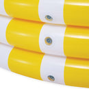 Intex Piscina Gonfiabile Rotonda Limone, Tre Anelli, PVC, Multicolore, 147x33 cm