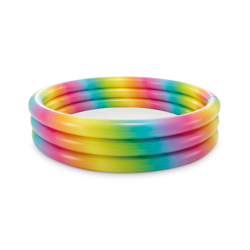 Intex Piscina Gonfiabile Arcobaleno rotonda, 168x38 cm