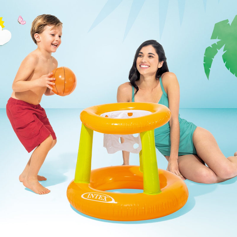 Intex Canestro Gonfiabile con Rete, 67x55 cm