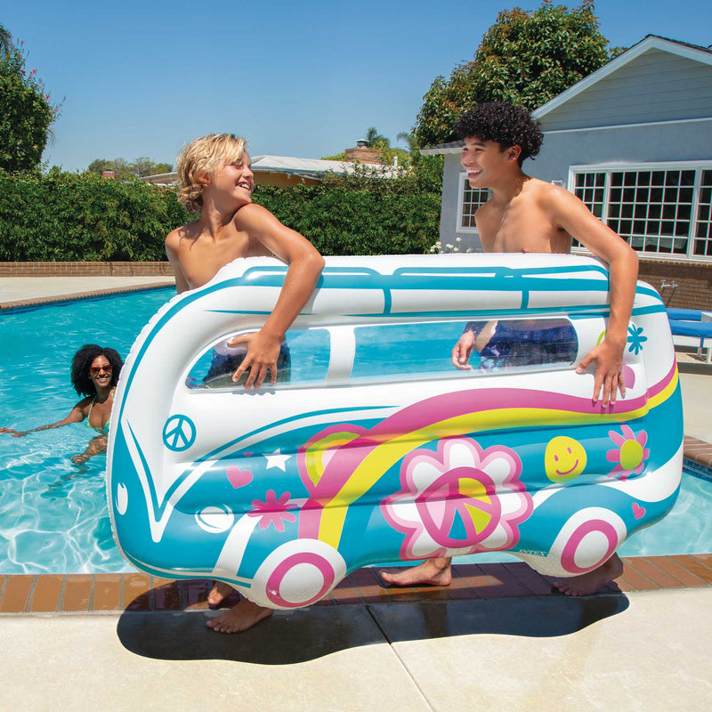Intex Materassino Mare Gonfiabile Van, PVC, Multicolore, 178x91x23 cm