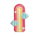 Intex Materassino Mare Gonfiabile Rainbow con Nuvole, PVC, Multicolore, 175x117x20 cm