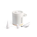 Intex Materasso Gonfiabile Camping Matrimoniale in TPU, Blu, con Pompa Elettrica Portatile, 152x203x22 cm