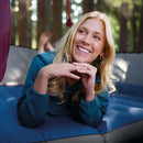 Intex Materasso Gonfiabile Camping Piazza e Mezza in TPU, Blu, con Pompa Elettrica Portatile, 137x191x22 cm