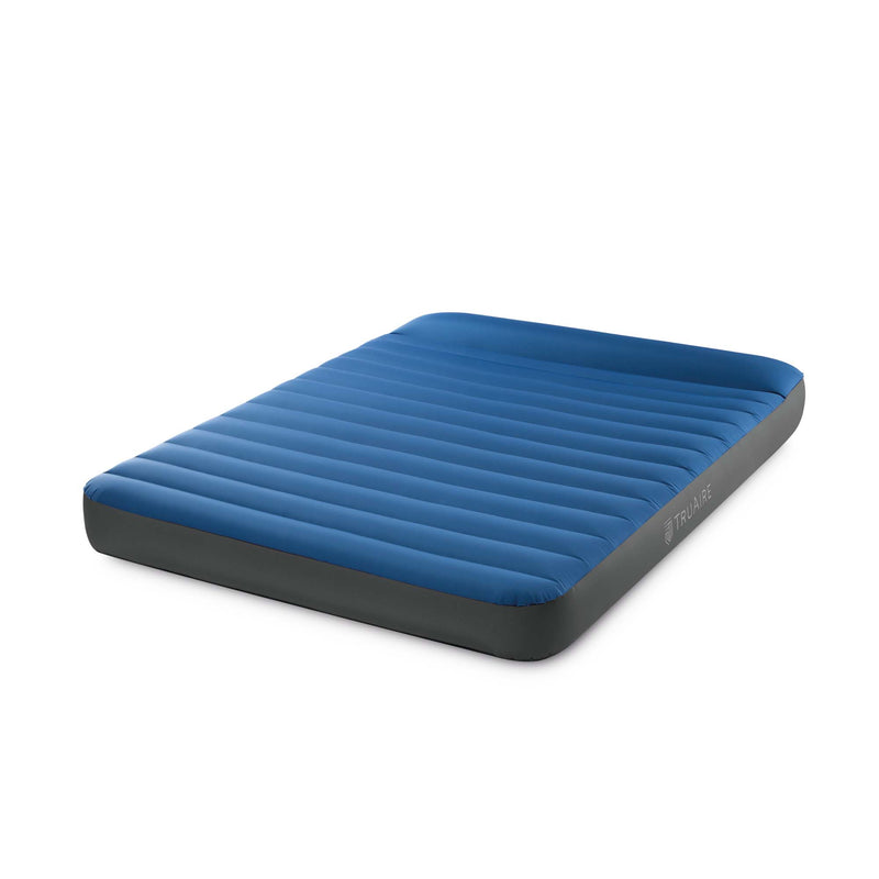 Intex Materasso Gonfiabile Camping Matrimoniale in TPU, Blu, con Pompa Elettrica Portatile, 152x203x22 cm