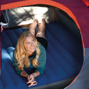 Intex Materasso Gonfiabile Camping Matrimoniale in TPU, Blu, con Pompa Elettrica Portatile, 152x203x22 cm