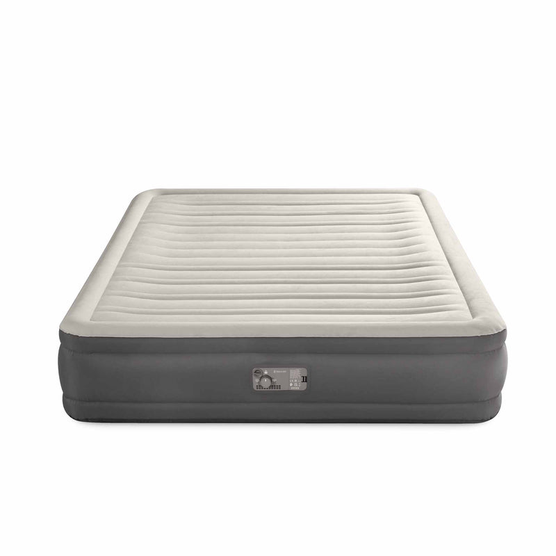 Intex Materasso Gonfiabile Matrimoniale TruAire, con Pompa Elettrica Incorporata, 152x203x33 cm
