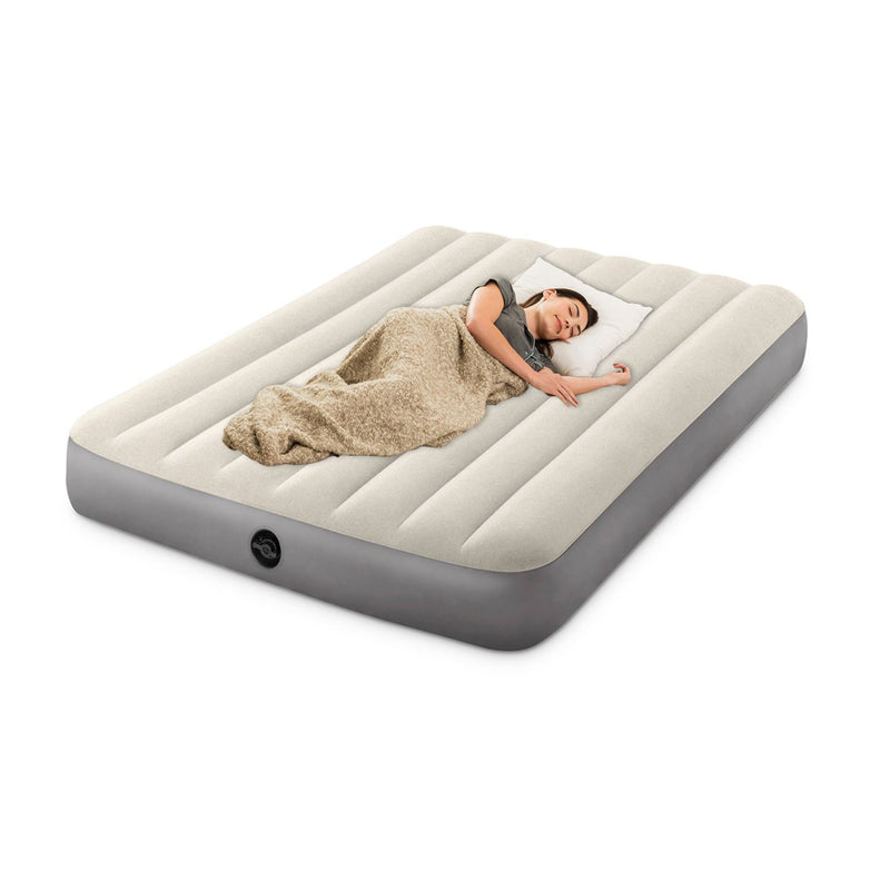 Intex Materasso Gonfiabile Matrimoniale Dura-Beam Single-High, 152x203x25 cm