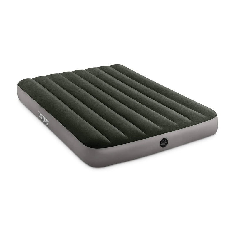 Intex Materasso Gonfiabile Dura-Beam Prestige Downy Piazza e Mezza con Pompa a Batteria, 137x191x25 cm