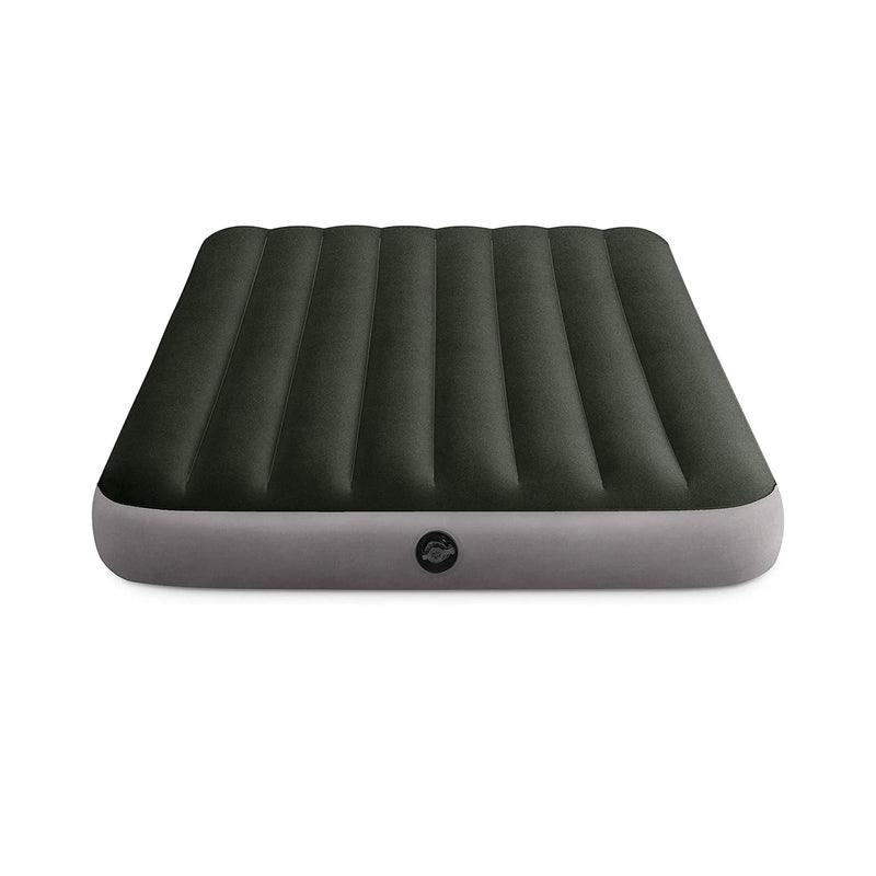 Intex Materasso Gonfiabile Dura-Beam Prestige Downy Piazza e Mezza con Pompa a Batteria, 137x191x25 cm