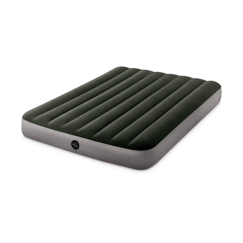 Intex Materasso Gonfiabile Dura-Beam Prestige Downy Piazza e Mezza con Pompa a Batteria, 137x191x25 cm