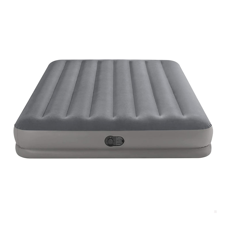 Intex Materasso Gonfiabile Dura-Beam Prestige Mid-Rise Matrimoniale, con Pompa USB incorporata, 152x203x30 cm