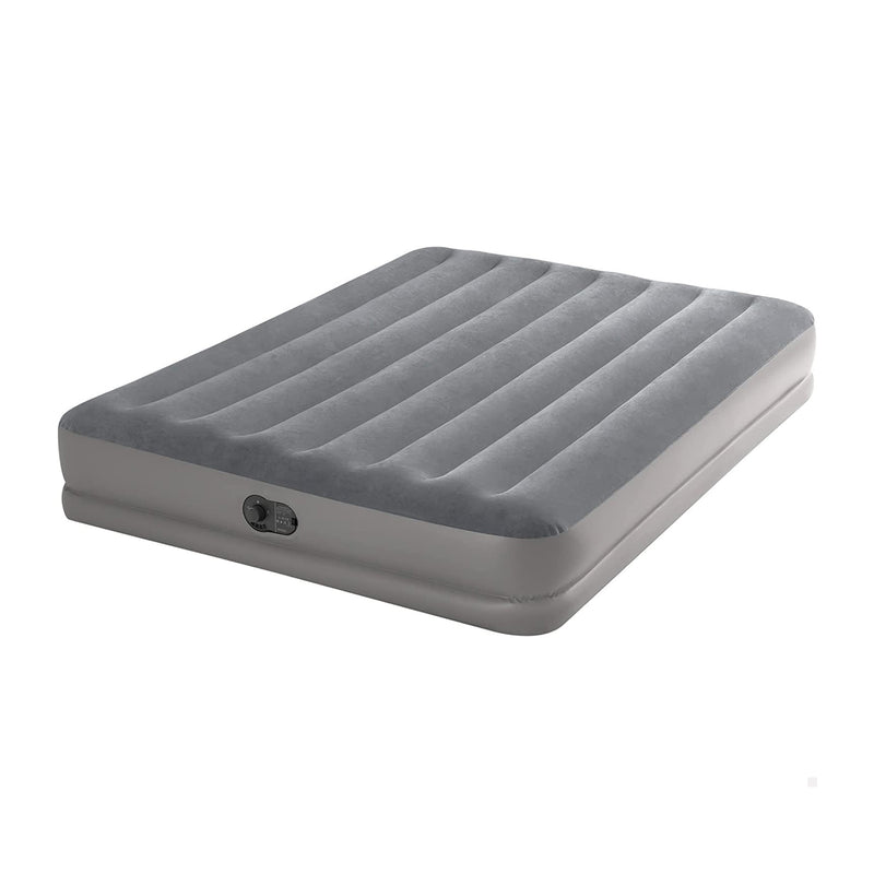 Intex Materasso Gonfiabile Dura-Beam Prestige Mid-Rise Matrimoniale, con Pompa USB incorporata, 152x203x30 cm