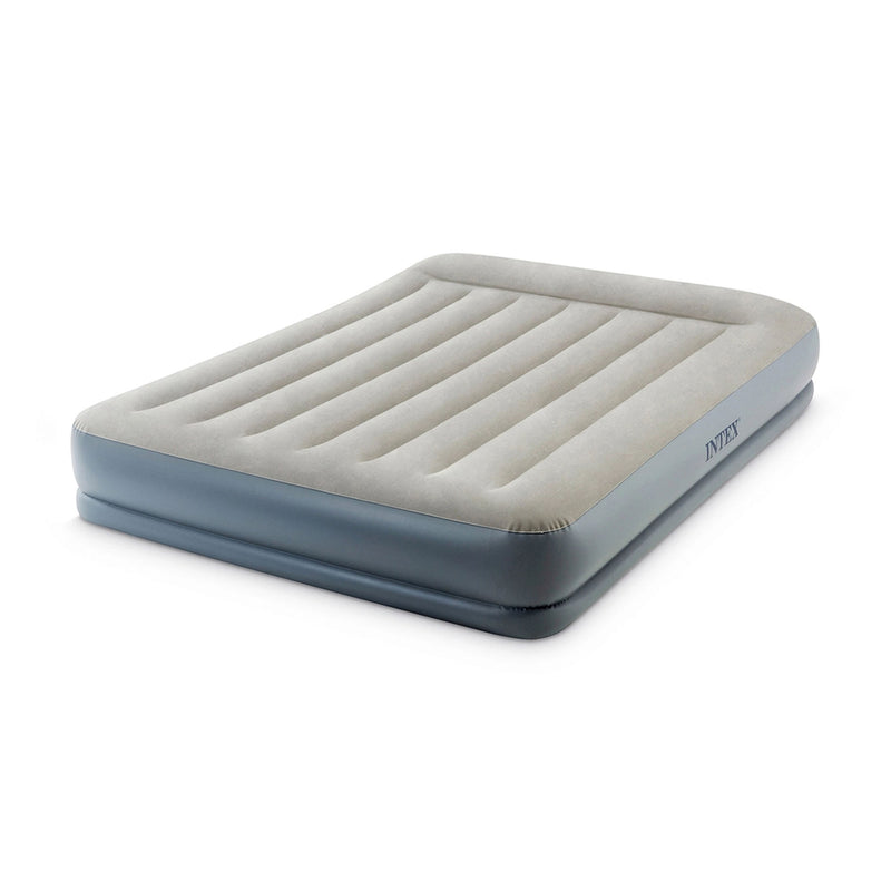 Intex Materasso Dura-Beam Pillow Rest Mid-Rise Matrimoniale Autogonfiante, 152x203x30 cm
