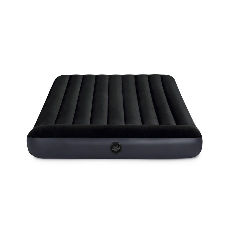 Intex Materasso Gonfiabile Dura-Beam Pillow Rest Classic Matrimoniale, 152x203x25 cm