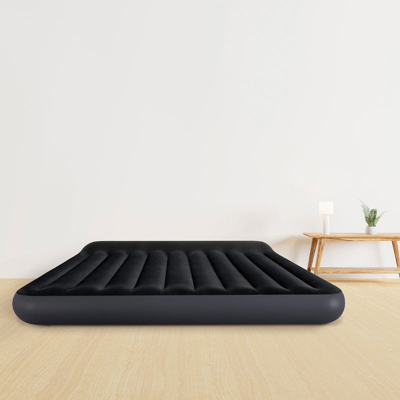Intex Materasso Gonfiabile Dura-Beam Pillow Rest Classic Matrimoniale King, 183x203x25 cm