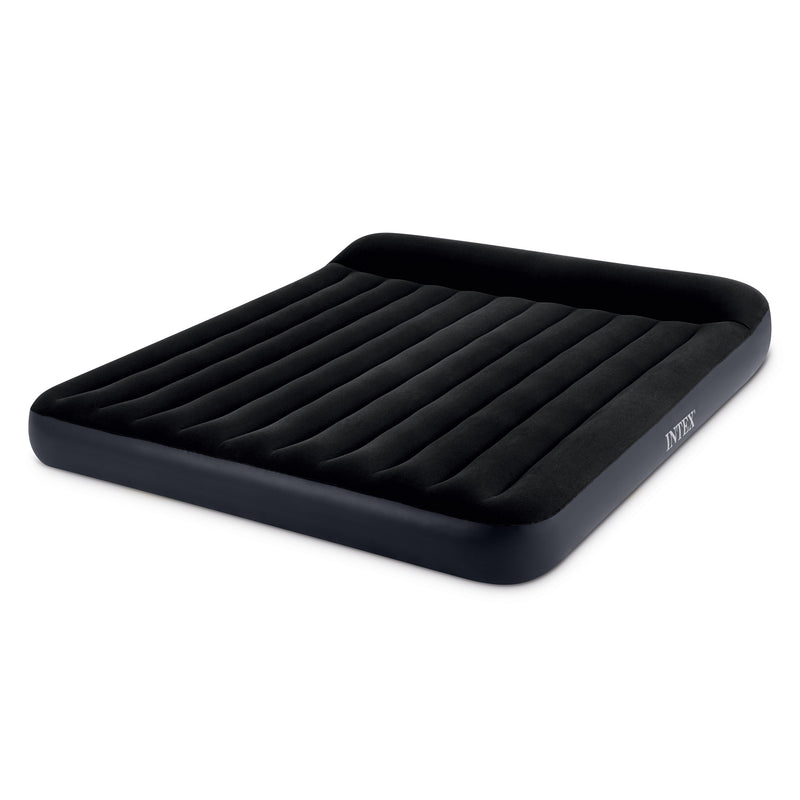 Intex Materasso Gonfiabile Dura-Beam Pillow Rest Classic Matrimoniale King, 183x203x25 cm