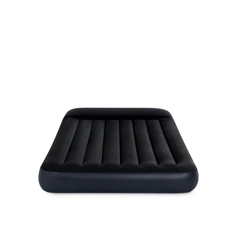 Intex Materasso Gonfiabile Dura-Beam Pillow Rest Piazza e Mezza con Pompa Elettrica Incorporata, 137x191x25 cm