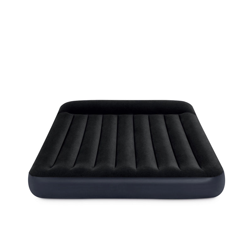 Intex Materasso Gonfiabile Dura-Beam Pillow Rest Matrimoniale con Pompa Elettrica Incorporata, 152x203x25 cm