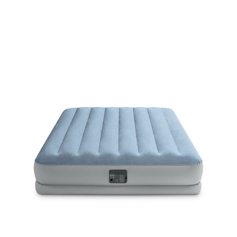 Intex Materasso Matrimoniale Autogonfiante, con Pompa USB, Dura-Beam Mid-Rise Comfort, 152x203x36 cm