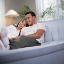 Intex Materasso Gonfiabile Matrimoniale Plush Headboard con Testiera, con Pompa Elettrica Incorporata, 152x236x86 cm