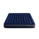 Intex Materasso Gonfiabile Dura-Beam Classic Downy Matrimoniale, PVC, Blu, 183x203x25 cm