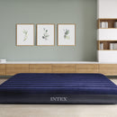 Intex Materasso Gonfiabile Dura-Beam Classic Downy Matrimoniale, PVC, Blu, 183x203x25 cm