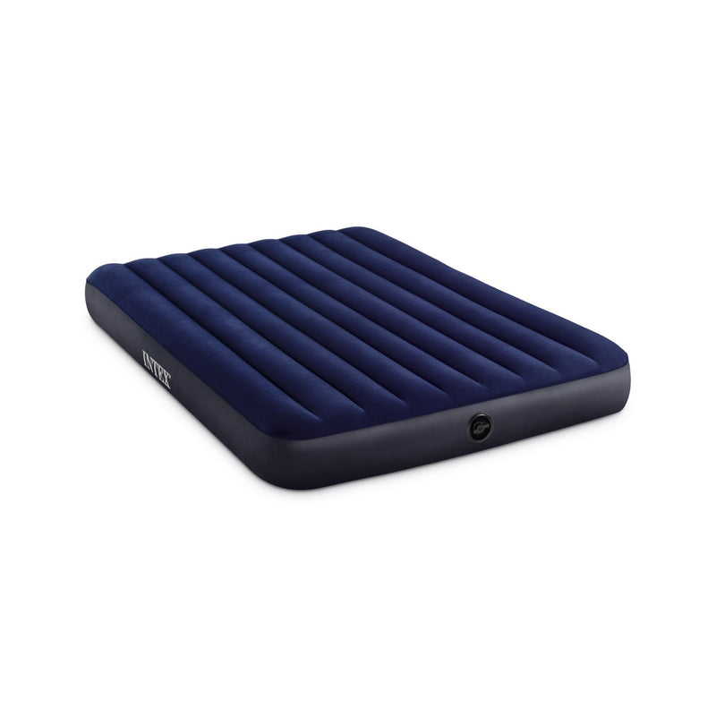 Intex Materasso Gonfiabile Dura-Beam Classic Downy Matrimoniale, 152x203x25 cm