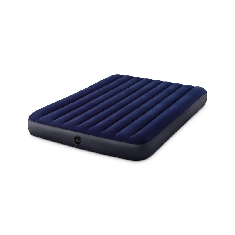 Intex Materasso Gonfiabile Dura-Beam Classic Downy Matrimoniale, 152x203x25 cm