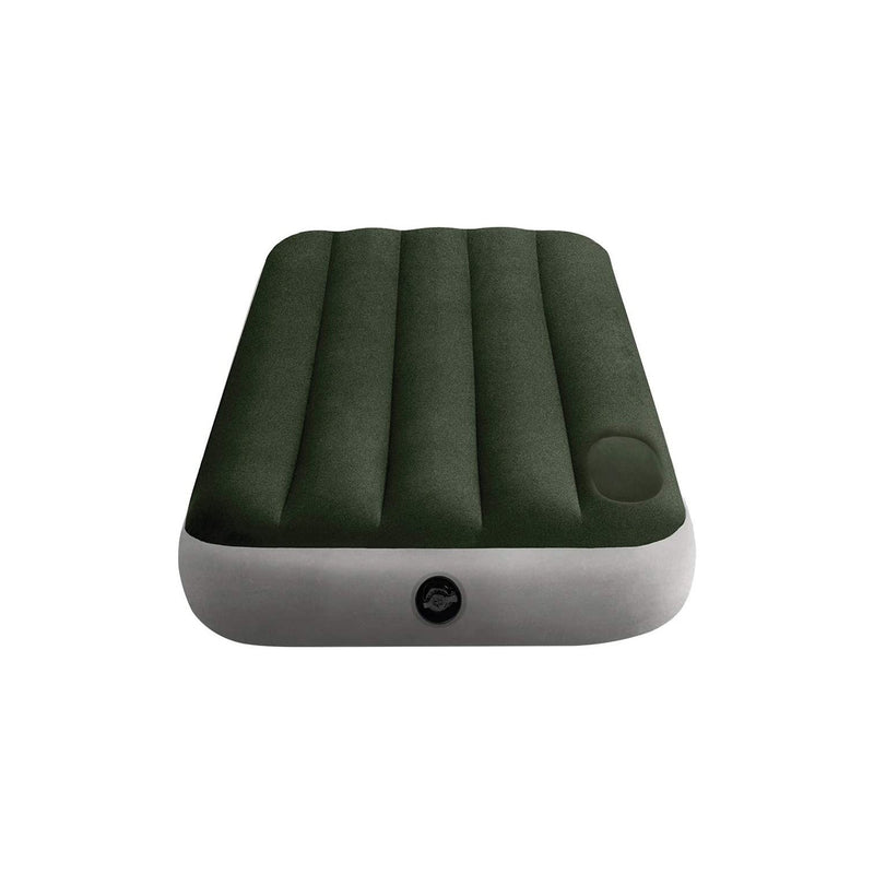 Intex Materasso Gonfiabile Dura-Beam Downy Singolo con Pompa a Pedale, 76x191x25 cm