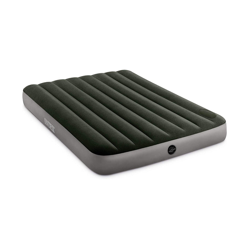Intex Materasso Gonfiabile Downy Piazza e Mezza con Pompa a Pedale, 137x191x25 cm